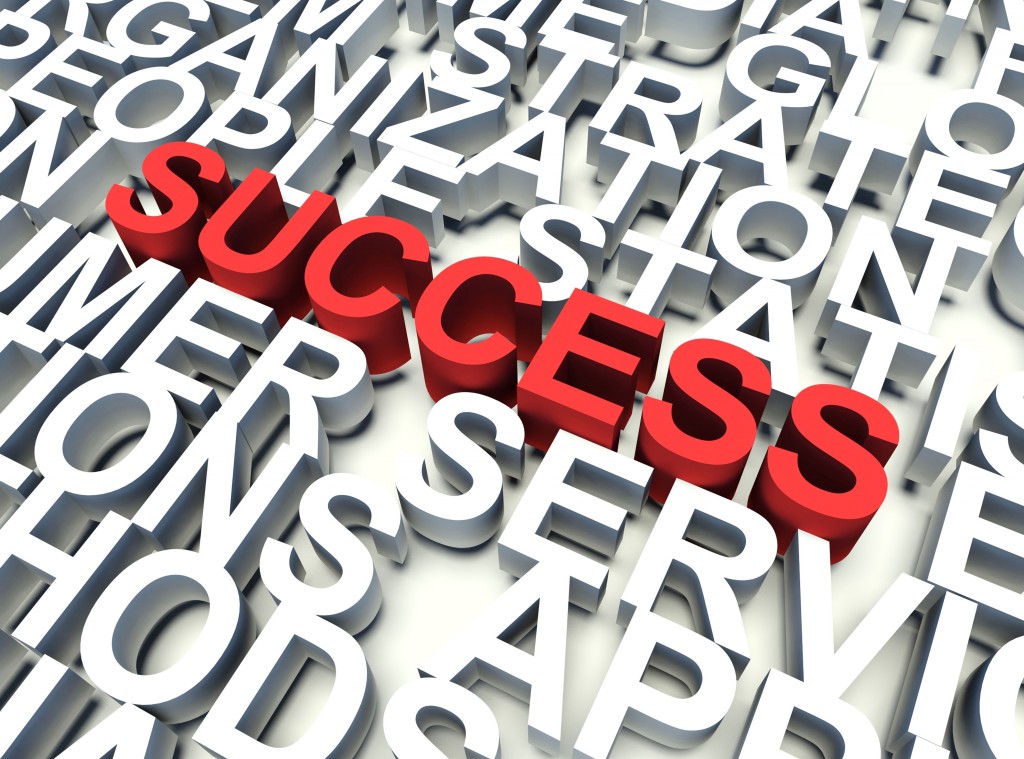 List of key service words including success
