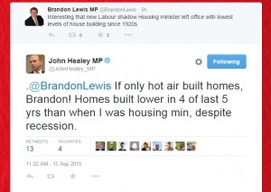 Twitter housing ministers