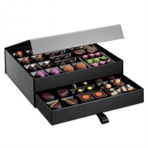 cabinet of Hotel Chocolat chocolates