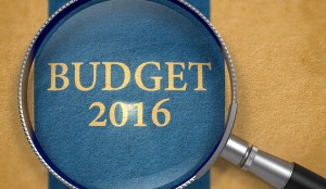 magnifying glass over Budget 2016