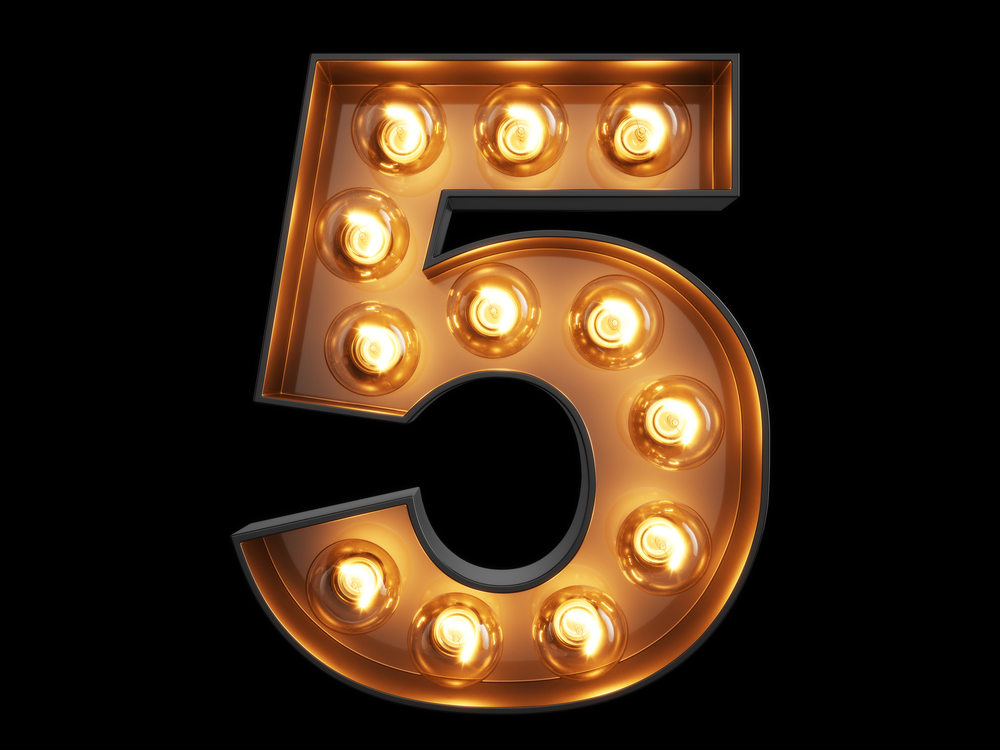 five, 5, five things you need to know about
