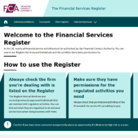 FCA updates financial services register