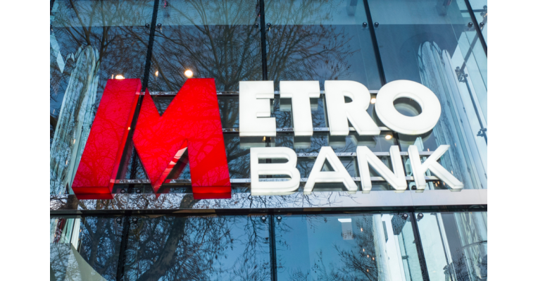 an image of a Metro Bank branch to denote a story about its lending