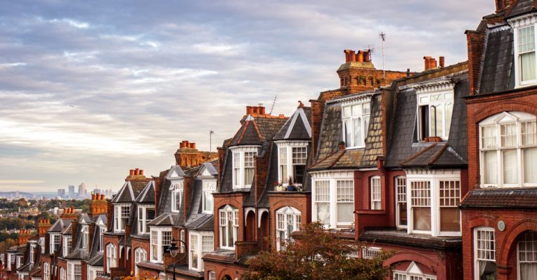 image of a row of houses to denote a story about RICS