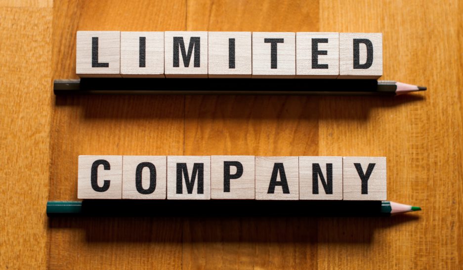 an image of blocks reading 'limited company' to denote a story about set-up fees