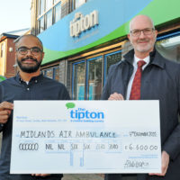 Tipton and Coseley BS raises £6,000 for Midlands Air Ambulance Charity