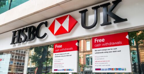HSBC branch in the UK
