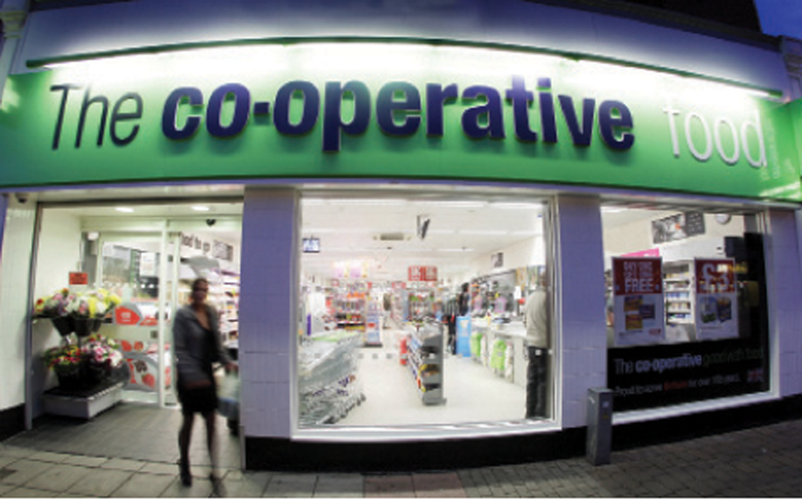 Co-operative bank shop front